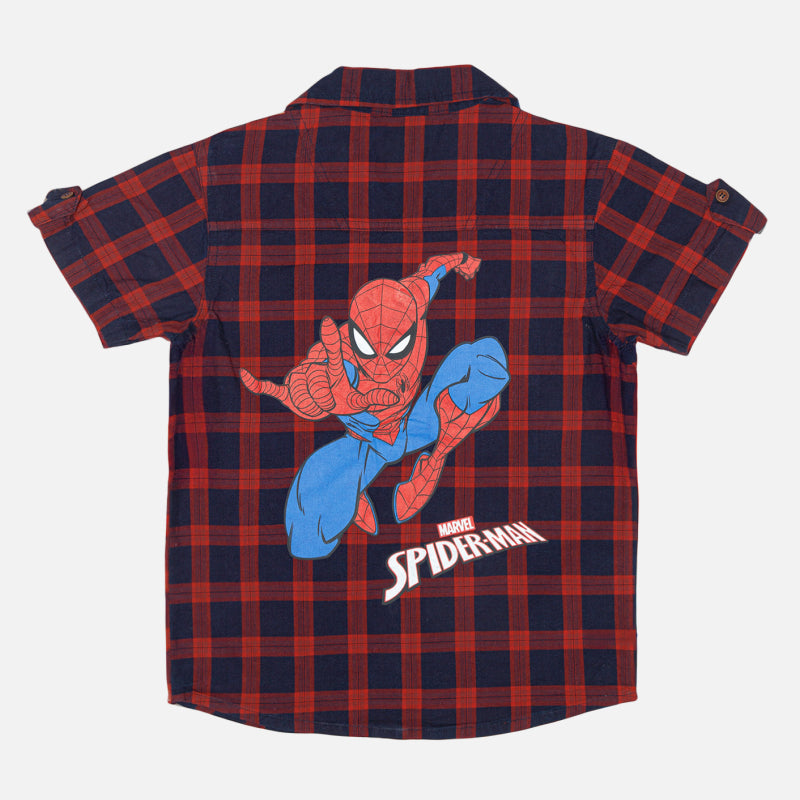 Bodycare Spiderman Boys Shirt Solid - Print 1