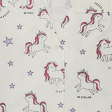 Bodycare Girls Night Suit - White