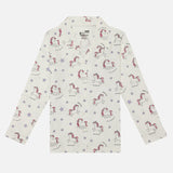 Bodycare Girls Night Suit - White