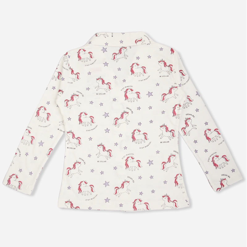 Bodycare Girls Night Suits White