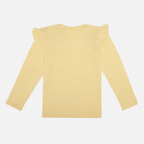 Girls 100% Cotton Printed Full Sleeve T-Shirt with Regular Fit for Casual Wear, Everyday Comfort and Easy Styling - Pack of 1
