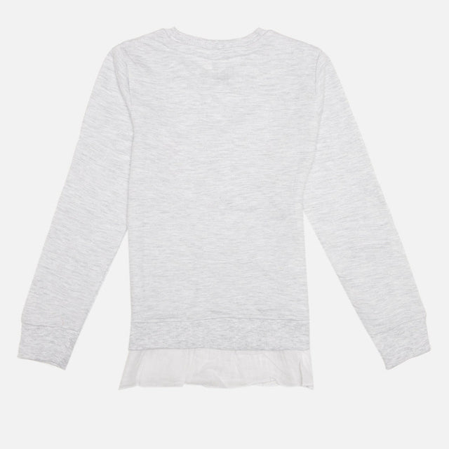 Girls Sweatshirt for Casual Wear, Everyday Comfort, Easy Styling and Regular Wardrobe Essentials for Outings