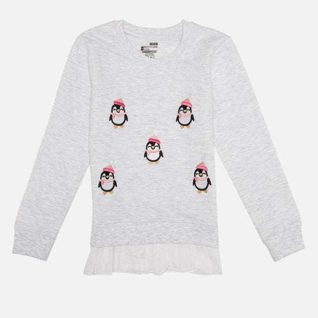 Girls Sweatshirt for Casual Wear, Everyday Comfort, Easy Styling and Regular Wardrobe Essentials for Outings