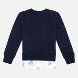 Girls French Terry Sweatshirt for Casual Wear, Layered Comfort, Everyday Styling and Regular Wardrobe Use