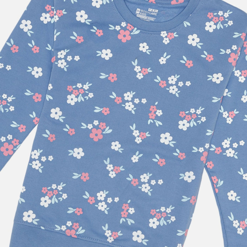 Girls French Terry Sweatshirt for Casual Wear, Everyday Comfort, Easy Styling and Regular Wardrobe Use