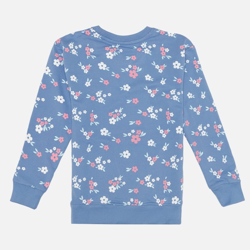 Girls French Terry Sweatshirt for Casual Wear, Everyday Comfort, Easy Styling and Regular Wardrobe Use