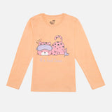 Girls 100% Cotton T-Shirt and Pajama Set with Soft Breathable Fabric for Everyday Casual and Sleepwear Comfort