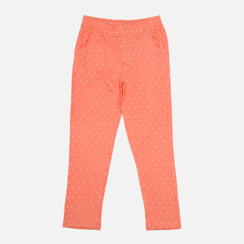 Girls 100% Cotton T-Shirt and Pajama Set with Soft Breathable Fabric for Everyday Casual and Sleepwear Comfort