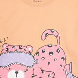 Girls 100% Cotton T-Shirt and Pajama Set with Soft Breathable Fabric for Everyday Casual and Sleepwear Comfort