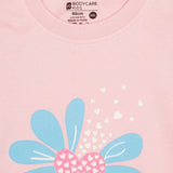 Girls 100% Cotton T-Shirt and Pajama Set with Soft Breathable Comfort for Lounge Wear and Nightwear - Pack of 1