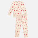 Girls French Terry Clothing Set for Casual Wear, Lounge Comfort, Easy Movement and Regular Wardrobe Use