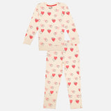 Girls French Terry Clothing Set for Casual Wear, Lounge Comfort, Easy Movement and Regular Wardrobe Use
