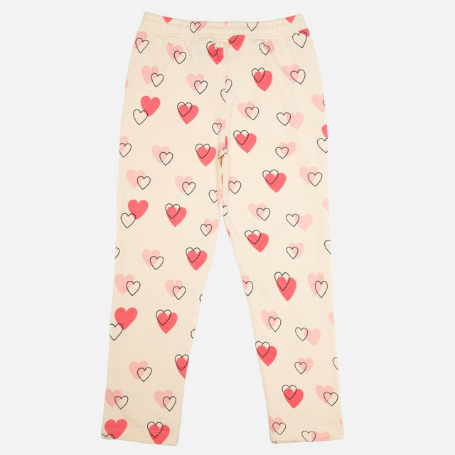 Girls French Terry Clothing Set for Casual Wear, Lounge Comfort, Easy Movement and Regular Wardrobe Use