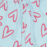 Girls Interlock Track Pant with Printed Regular Fit for Casual Wear, Lounge Comfort and Easy Movement