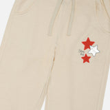 Girls Cotton Blend Track Pant with Regular Fit for Casual Wear, Lounge Comfort and Easy Everyday Movement - Pack of 1