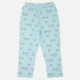 Girls Interlock Printed Track Pant with Regular Fit for Casual Wear, Lounge Comfort and Everyday Movement