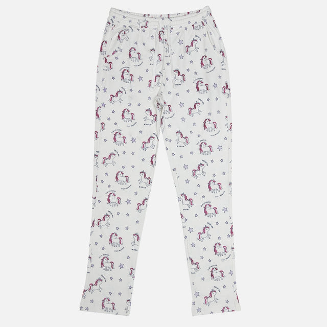 Girls Interlock Track Pant with Soft Cotton Blend Fabric for Casual Wear, Lounge Comfort and Daily Use