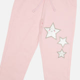 Girls Cotton Regular Fit Printed Track Pant for Casual Wear, Jogger Styling, Lounge Comfort and Easy Movement