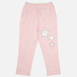 Girls Cotton Regular Fit Printed Track Pant for Casual Wear, Jogger Styling, Lounge Comfort and Easy Movement