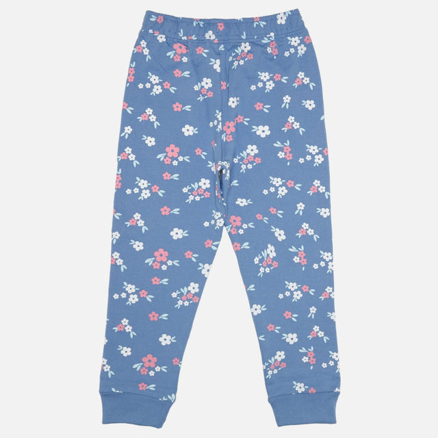 Girls French Terry Track Pant with Regular Fit for Casual Wear, Lounge Comfort, Active Movement and Regular Use