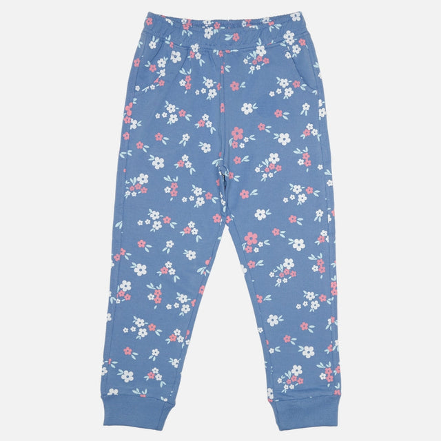 Girls French Terry Track Pant with Regular Fit for Casual Wear, Lounge Comfort, Active Movement and Regular Use