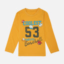 Boys 100% Cotton Round Neck Full Sleeve T-Shirt for Comfortable Casual Wear, School Use and Everyday Wardrobe Styling - Pack of 1
