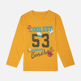 Boys 100% Cotton Round Neck Full Sleeve T-Shirt for Comfortable Casual Wear, School Use and Everyday Wardrobe Styling - Pack of 1
