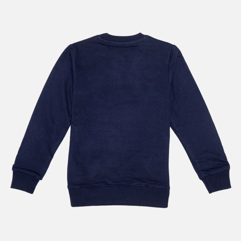 Boys French Terry Sweatshirt for Casual Wear, Everyday Comfort, Easy Movement and Regular Wardrobe Use