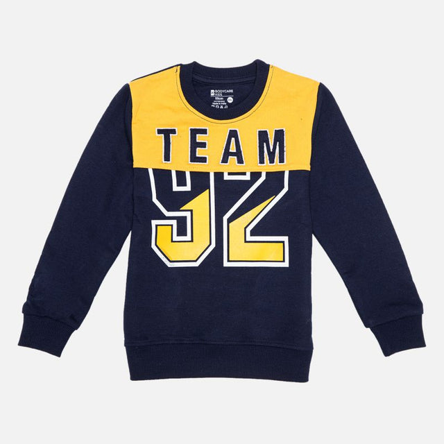 Boys French Terry Sweatshirt for Casual Wear, Everyday Comfort, Easy Movement and Regular Wardrobe Use