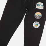 Boys French Terry Track Pant with Printed Regular Fit for Sports, Casual Wear, Lounge Comfort and Easy Movement