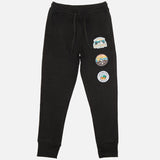 Boys French Terry Track Pant with Printed Regular Fit for Sports, Casual Wear, Lounge Comfort and Easy Movement