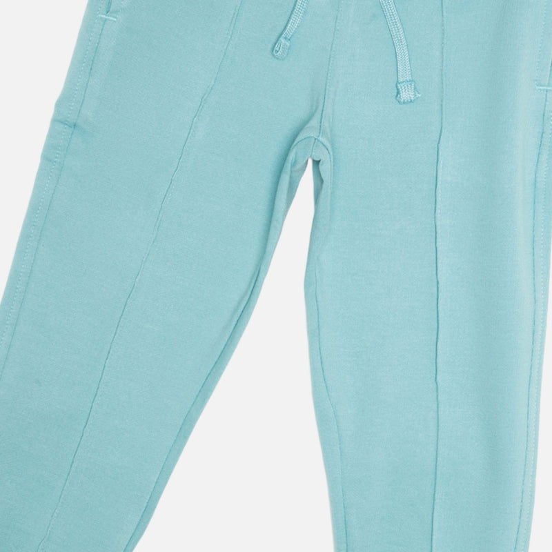 Boys French Terry Track Pant with Printed Regular Fit for Sports, Lounge Wear and Active Casual Comfort