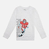 Boys Printed Full Sleeve T-Shirt and Pajama Clothing Set for Casual Wear, Lounge Comfort and Easy Movement