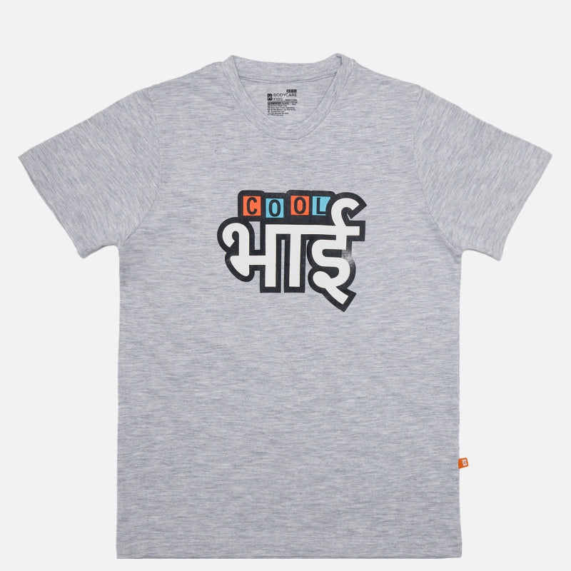 Boys 100% Cotton Printed T-Shirt with Half Sleeves for Casual Wear, Everyday Comfort and Easy Styling