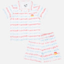 Boys Cotton Blend Half Sleeve Night Suit with Regular Fit for Comfortable Sleepwear and Lounge Use - Pack of 1