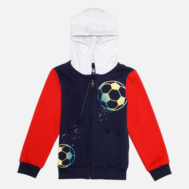 Boys 3 Thread Fleece Sweatshirt for Winter Wear, Casual Comfort, Easy Movement and Regular Wardrobe Use