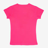 Girls 100% Cotton Half Sleeve T-Shirt with Round Neck Design for Casual Wear, Everyday Comfort and Regular Use