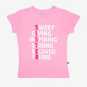 Girls 100% Cotton Half Sleeve T-Shirt with Round Neck Design for Casual Wear, Easy Movement and Regular Use