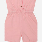 Girls Jumpsuit with Soft Stretchable Fabric, Sleeveless Design and Adjustable Straps for Playdates and Casual Wear