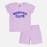 Girls Cotton Night Suit Set with Soft Breathable Fabric for Sleepwear, Relaxation and Comfortable Nights - Pack of 1