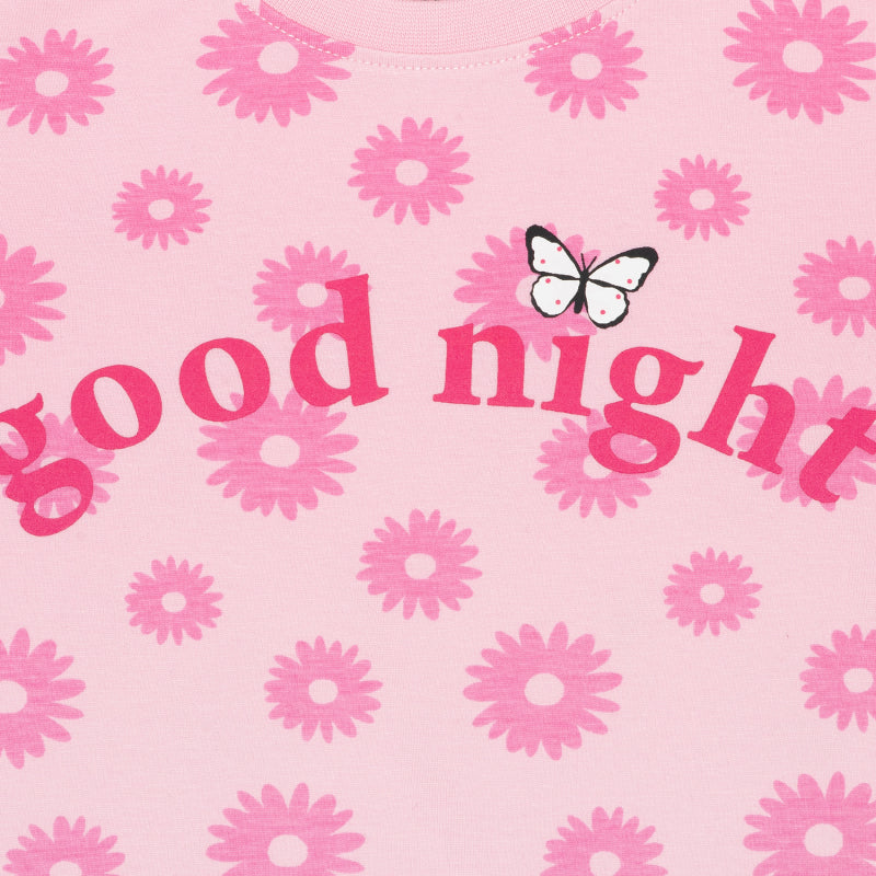 Girls Cotton Night Suit Set for Sleepwear, Lounge Comfort, Relaxed Nights and Everyday Home Wear - Pack of 1