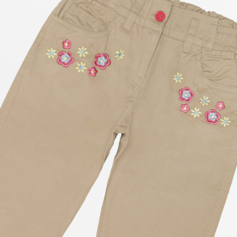 Girls Lycra Jeans Pant with Regular Fit for Casual Wear, Easy Movement and Comfortable Everyday Styling - Pack of 1