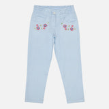Girls Lycra Pant with Stretchable Comfort Fit for Casual Wear, Easy Movement and Regular Wardrobe Styling