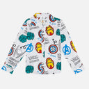 Boys Cotton Full Sleeve Printed Shirt with Regular Fit for Comfortable Casual Wear and Smart Everyday Styling - Pack of 1