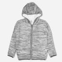 Boys Polyester Blend Hooded Full Sleeves Sweater with Comfortable Winter Wear Styling and Regular Use