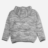 Boys Polyester Blend Hooded Full Sleeves Sweater with Comfortable Winter Wear Styling and Regular Use
