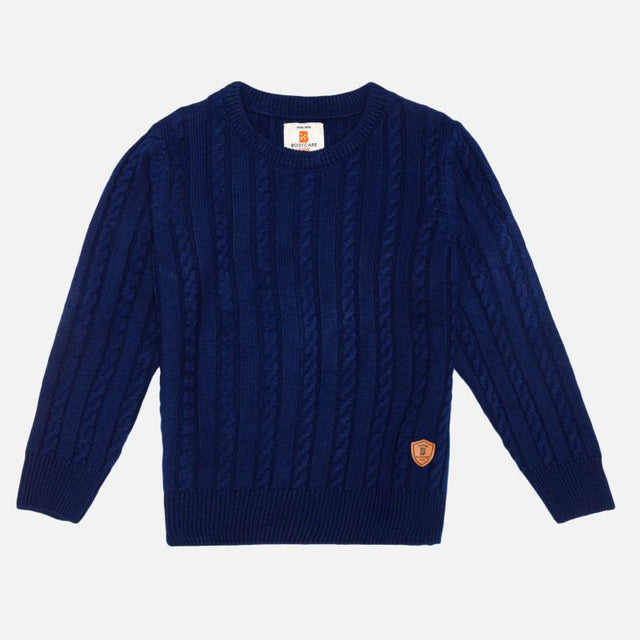 Boys Soft Cotton Blend Sweater for Winter Wear, Warm Comfort, Casual Styling and Regular Wardrobe Use