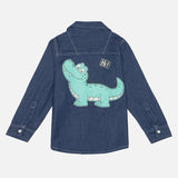 Boys Denim Full Sleeve Shirt for Casual Wear, Easy Styling, Everyday Comfort and Regular Wardrobe Use