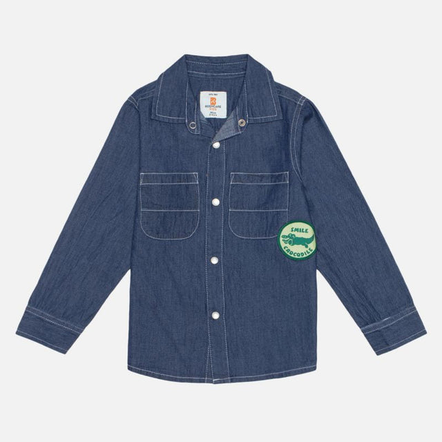 Boys Denim Full Sleeve Shirt for Casual Wear, Easy Styling, Everyday Comfort and Regular Wardrobe Use