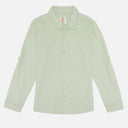 Boys Full Sleeve Cotton Shirt with Solid Regular Fit for Casual Wear, Outings and Smart Everyday Dressing